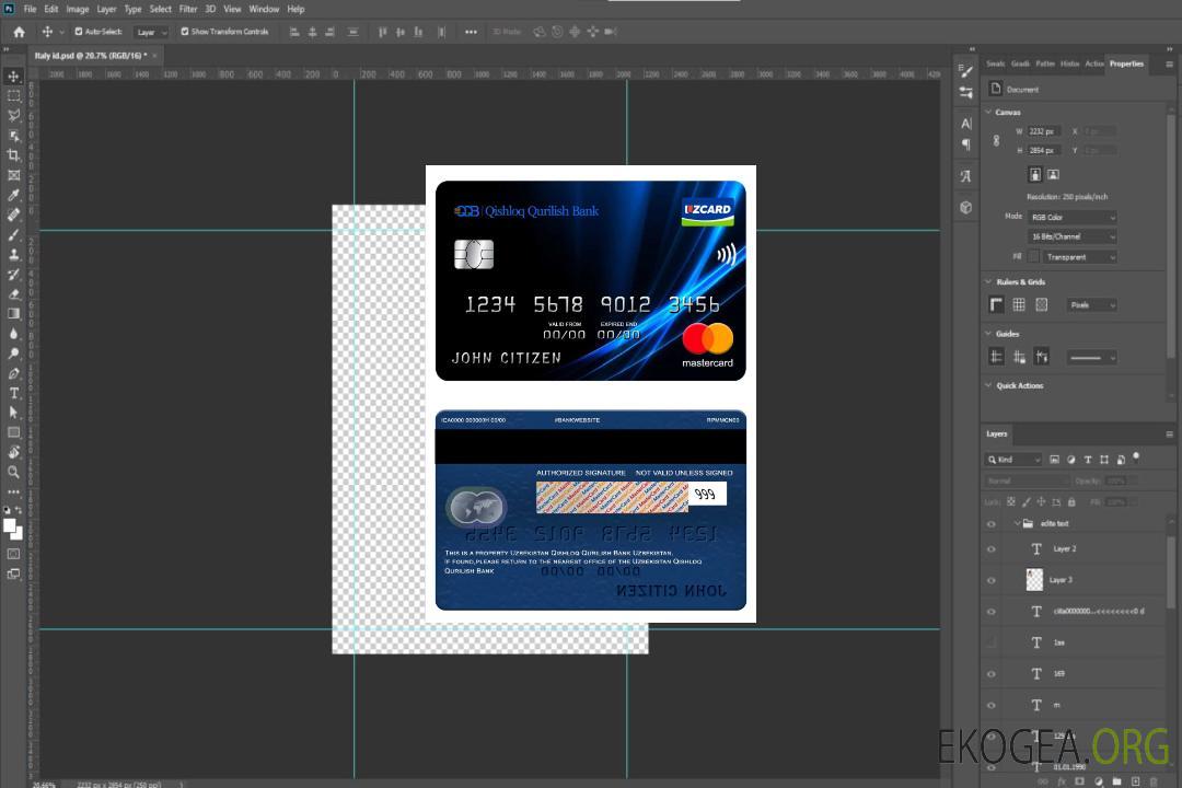 Ouzbékistan Qishloq Qurilish Bank mastercard template Ouzbékistan Qishloq Qurilish Bank mastercard template